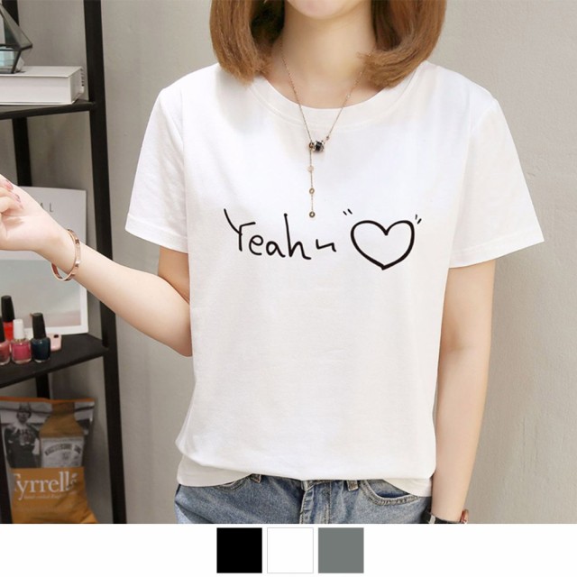 ロゴtシャツ レディース おしゃれ トップス プリント 半袖 カットソー ロゴtシャツ レディース おしゃれ トップス プリント 半袖 カットソー