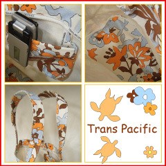 トランスパシフィック トールバケット トートバッグ フラワー&トロピカル オレンジ (Trans-pacific) トランスパシフィック トールバケット トートバッグ フラワー&トロピカル オレンジ (Trans-pacific)