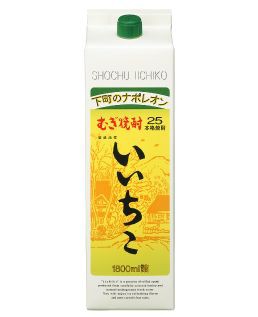 いいちこ パック 1800ml 麦焼酎 25度 いいちこ パック 1800ml 麦焼酎 25度