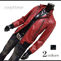 ファッションのインスピレーション ベスト赤 ライダース メンズ