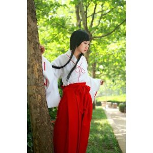 期間限定 30 Off Dk1196 犬夜叉 桔梗 ききょう 巫女通用服 風 ６点セット コスプレ衣装 Sale 30 Off Lovemesomegadgets Com