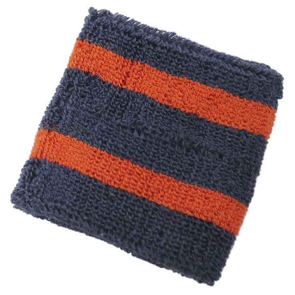 2ライン リストバンド ネイビーオレンジ Exasの通販はau Wowma