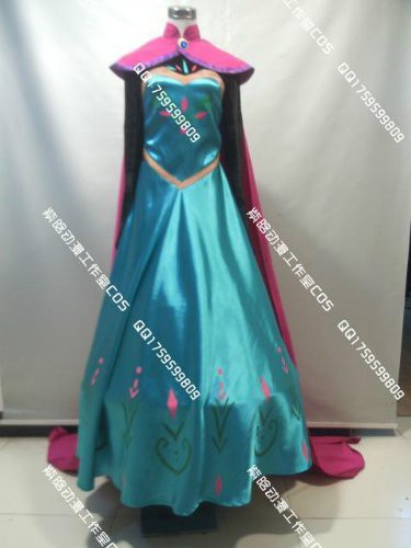 ディズニー アナと雪の女王 Frozen エルサ 戴冠式 ドレス +マント コスプレ クリスマス ハロウィン イベント オーダーサイズ可能|au Wowma!(ワウマ)