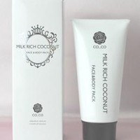【ミルクリッチココナッツ 200g】リッチなココナッツの香りに癒されながらフェイス&ボディケアパック! 【ミルクリッチココナッツ 200g】リッチなココナッツの香りに癒されながらフェイス&ボディケアパック!