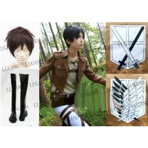 魅力的な Dk1797 進撃の巨人 リヴァイ 衣装 ウイッグ 靴フルセット コスチューム コスプレ衣装 完全オーダメイドも対応可能 手数料安い Carlavista Com