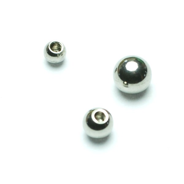 メール便可 片ねじ用替え玉 ボディピアス ボール 丸 スペア 予備 14ｇ
