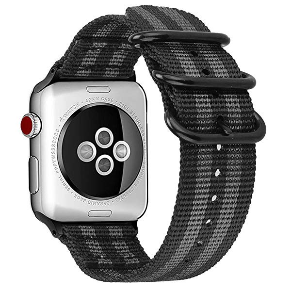 For Apple Watch バンド 編みナイロン 時計バンド 交換ベルト