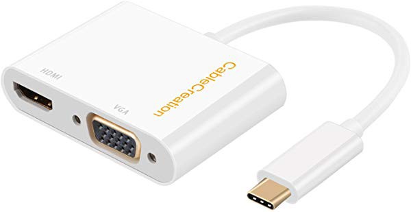 USB C to HDMI + VGA, 2-in-1 USB-C （Thunderbolt 3対応）Type-C to HDMI（4K * 2K @  30Hz）+ VGAアダプタ、MacBook Pro / Chro...の通販はau PAY マーケット -  nogistic｜商品ロットナンバー：457664302