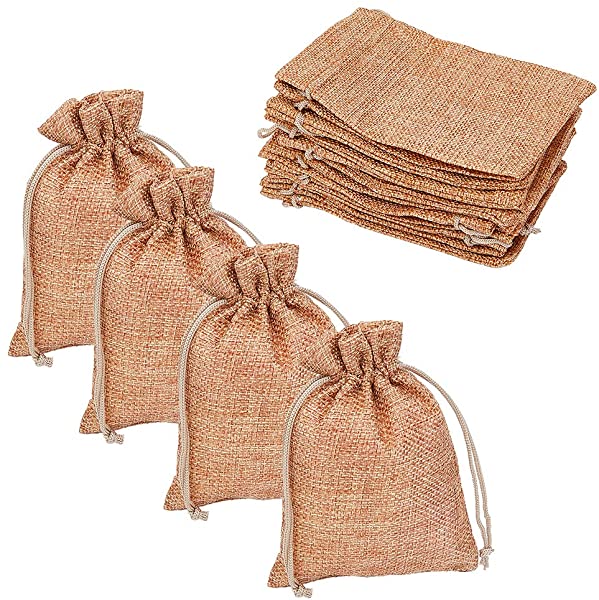 巾着袋 100枚セット 和風 コットン 麻 布 ラッピング袋 ギフトラッピング ジュエリーポーチ バッグ プレゼント用 収納袋 ブラウ の通販はau Pay マーケット Nogistic 商品ロットナンバー