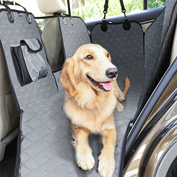 在庫限り ペット ドライブシート 車用ペットシート 可視メッシュ窓 ペット安全ベルト付き 後部座席 シートカバー 滑り止め 防水防汚 折り 手数料安い Www Iacymperu Org