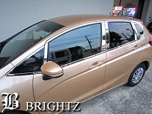 セール豊富な BRIGHTZ バイザー無用 22PC WIN−SET−007の通販はau PAY マーケット - BRIGHTZ|商品ロットナンバー:224920329 フィット GK 超鏡面ステンレスメッキピラー ・メッキウィンドウモール セット 定番即納