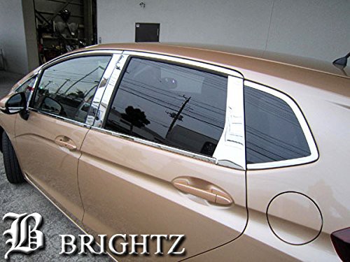 セール豊富な BRIGHTZ バイザー無用 22PC WIN−SET−007の通販はau PAY マーケット - BRIGHTZ|商品ロットナンバー:224920329 フィット GK 超鏡面ステンレスメッキピラー ・メッキウィンドウモール セット 定番即納