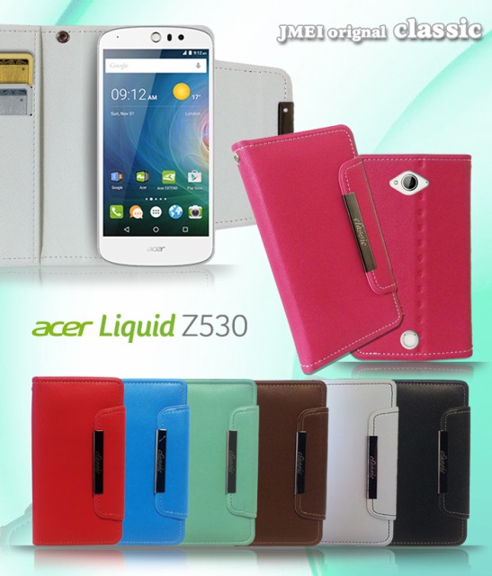 acer Liquid Z530 ケース/カバー simフリー パステル手帳ケース classic スマートフォン/スマホケース/スマホカバー