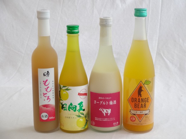 限定セール 果実酒4本セット 日向夏 宮崎県 ヨーグルト梅酒 福岡県 日本酒オレンジ 三重県 ももとろリキュール 福島県 7ml 2本 50 セールsale Www Centrodeladultomayor Com Uy