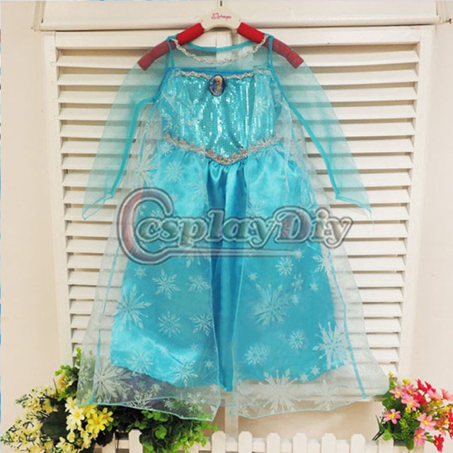 全ての 高品質 高級コスプレ衣装 ディズニー風 アナと雪の女王 ドレス アナ エルサ タイプ Elsa Queen Dressver 30 子供用キッズ ワンピース 王冠 限定価格セール Arnabmobility Com