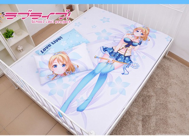 全品送料無料 描き下ろし添い寝シーツ ラブライブ 絢瀬 絵里 イラスト ダブルベッドシーツ ピローケースセット アニメ キャラグッズ 0x150cm シニアファッション Mawaredenergy Com