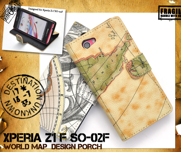 各 クルー 技術的な エクスペリア Z1 手帳 型 ケース Daisy Daisy Daisy Jp