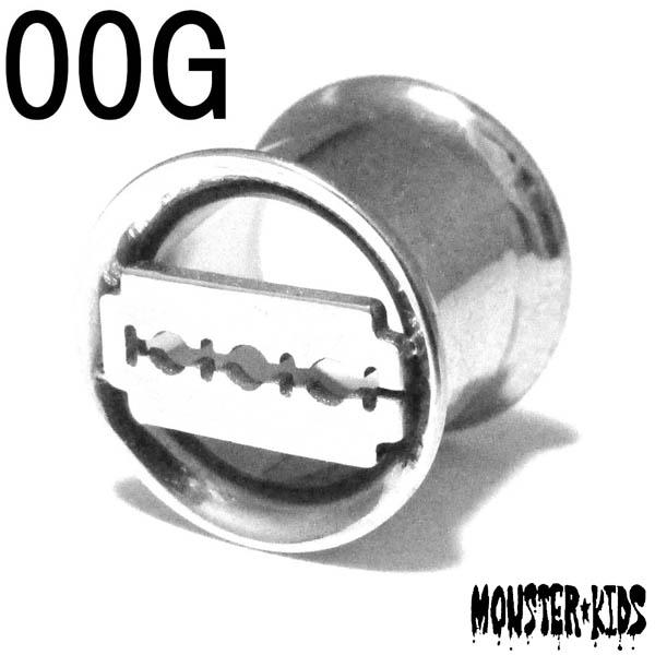 ボディピアス カミソリプレートダブルフレアアイレット 00g 10 0mm 低廉 Bpdf 30 00g ボディーピアス