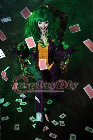 風 高品質 ジョーカー ネットショッピング バットマン Female タイプ 通販 高級コスプレ衣装 Uniform Joker Costume Batman Outfit オーダーメイド Uniform