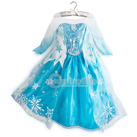 流行に 高品質 高級コスプレ衣装 ディズニー風 アナと雪の女王 ドレス アナ エルサ タイプ Elsa Queen Dress Ver 4 子供用キッズ ワンピース 王冠 21春夏新色 Centroprofesorjuanbosch Com