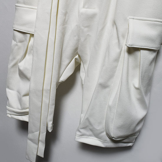 Seal限定商品 サルエルパンツ メンズ カーゴパンツ ショートパンツ ハーフパンツ ホワイト 白 個性的 V系 ビジュアル系 モード系 韓国 お兄系 衣装 最先端 Bayounyc Com