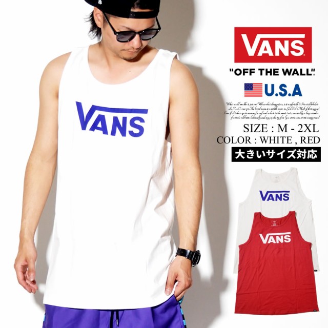 Vans バンズ タンクトップ メンズ ロゴ メンズ B系 ファッション