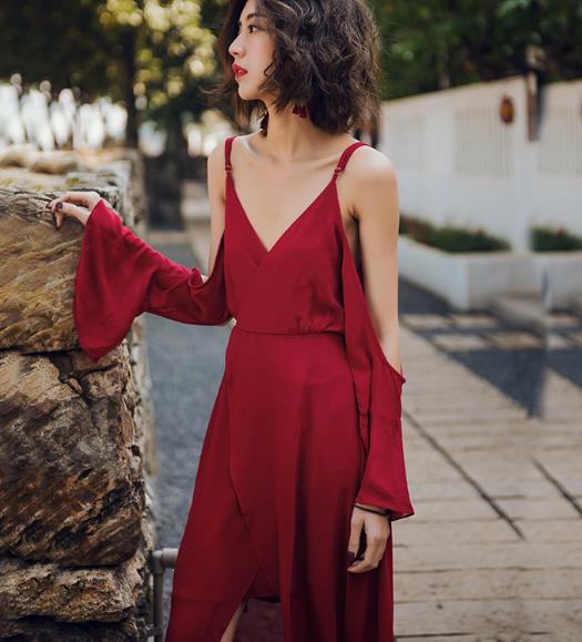 ボヘミア マキシワンピース ノースリーブ ワンピ ビーチスカート レディースファッション ロングワンピース ワインレッドドレスの通販はau Pay マーケット ガソリンモール 商品ロットナンバー