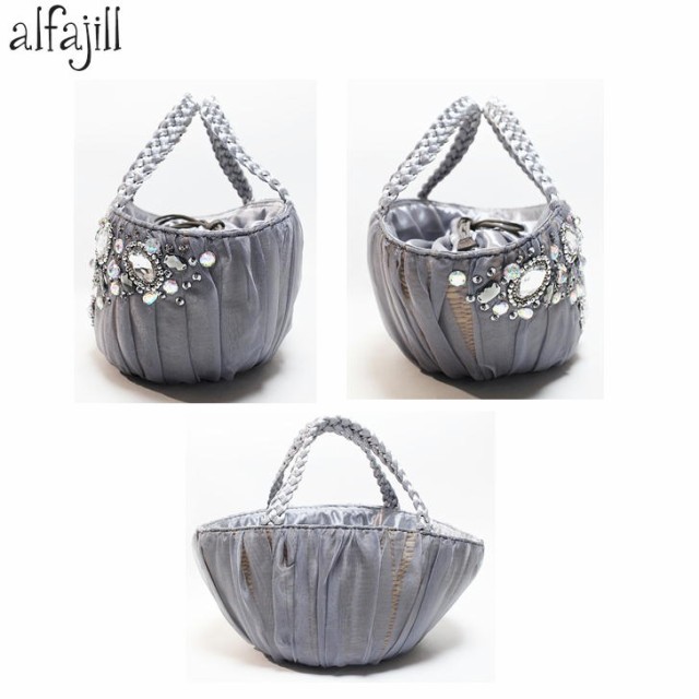 かごバッグ カゴバッグ アルファジル alfajill AJK 11739 ビジューバスケット かごバッグ カゴバッグ アルファジル alfajill AJK 11739 ビジューバスケット