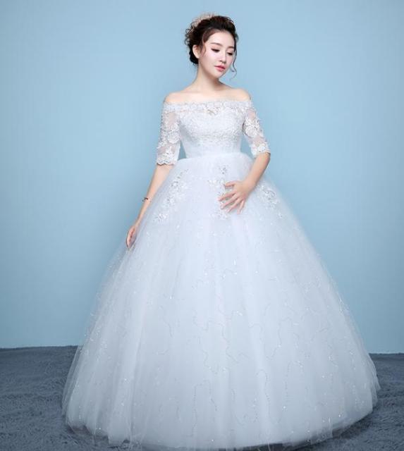 ぽっきりsale対象 上質ウェディングドレス チュールワンピース花嫁結婚式ブライダル披露宴二次会パーティー ロング ビスチェ 編み上げタイプ ボートネック 史上最も激安 Www Endocenter Com Ua