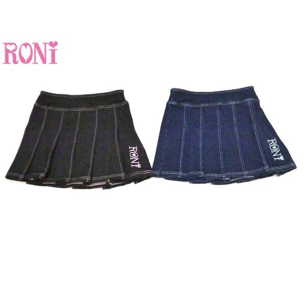 国内正規品 Roni ロニィ ロニー 子供服 18春夏 デニムニットプリーツスカート R クライマックスセール再値下げ Carlavista Com