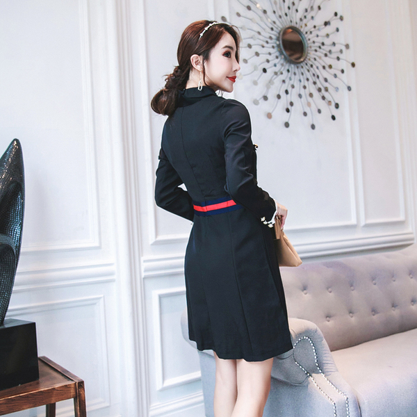 される レイヤード風 フレア バイカラー ワンピースの通販はau Pay マーケット Happy And Active 商品ロットナンバー かわいい ガーリー フェミニン リボン ショート 長袖 襟付き リボンタイ