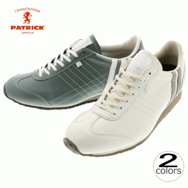 ふるさと納税 交換返品送料無料 パトリック パトリック パミール スニーカー Patrick パミール Pamir スニーカー ホワイト オーク ブルーグレー Brandoff銀座 c9d Idrovo Org
