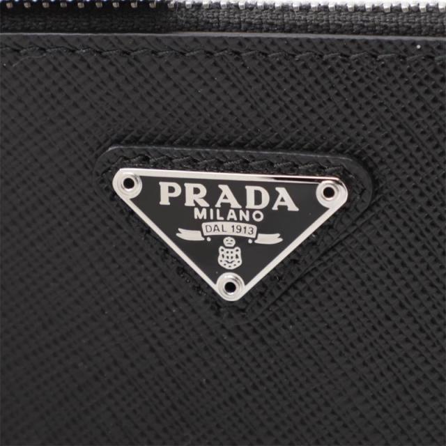 あす着 プラダ 賜物 Prada キーケース Saffiano Travel メンズ