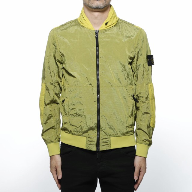 テレビで話題 あす着 ストーンアイランド Stone Island ジップアップ ナイロンジャケット Nylon Watro Metal メンズ Ripstop