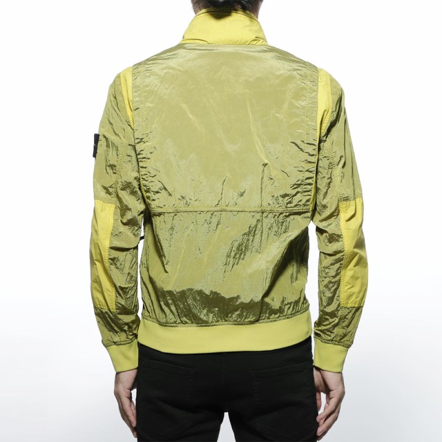 テレビで話題 あす着 ストーンアイランド Stone Island ジップアップ ナイロンジャケット Nylon Watro Metal メンズ Ripstop