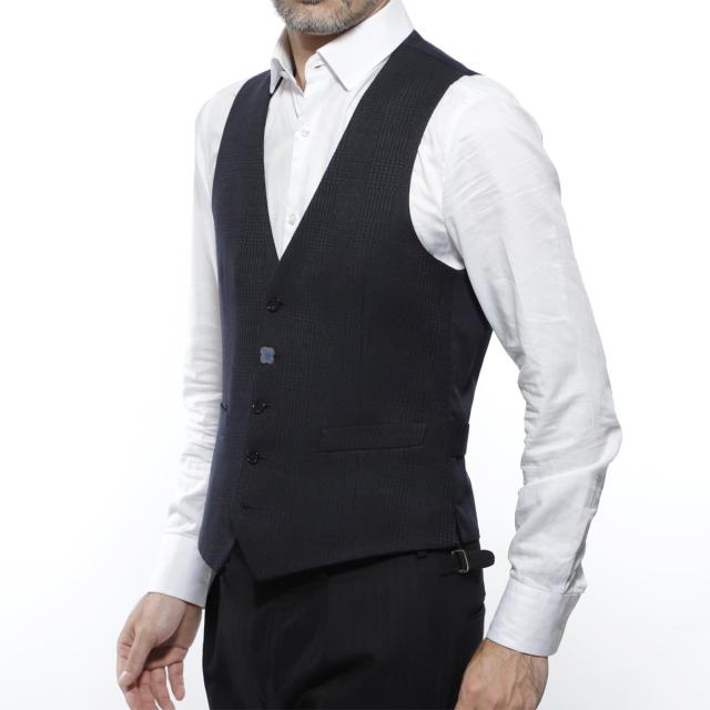 あす着 ラルディーニ Lardini ベスト 世界の人気ブランド Gillet ジレ メンズ