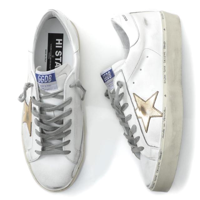 あす着 ゴールデングース Golden Goose Deluxe Brand スニーカー Hi Star お歳暮 メンズ ハイスター