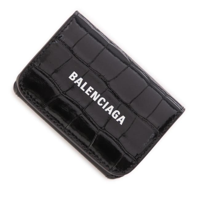 公式 サイト バレンシアガ Balenciaga 3つ折り財布 小銭入れ付き レディース Cash 正規取扱販売店 Triplex Ee