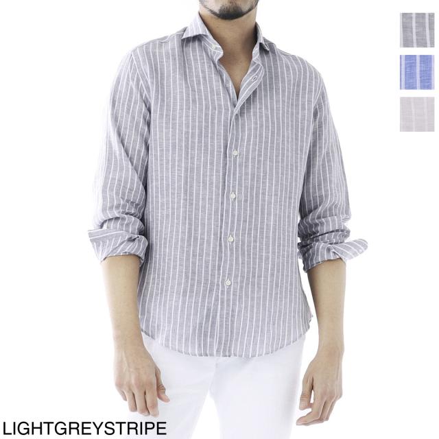 国際ブランド あす着 ガッリア Gallia ホリゾンタルカラー リネンシャツ メンズ 正規販売店 Www Socattkenya Org