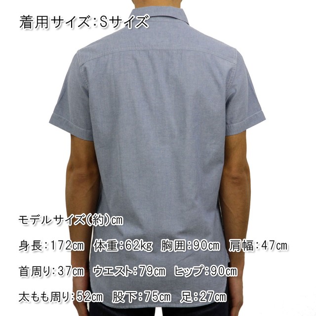アメリカンイーグル AMERICAN EAGLE 正規品 メンズ 半袖シャツ AE Chambray Short Sleeve Shirt 0154-8645 BLUE