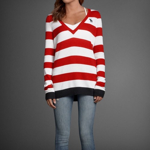 アバクロキッズ AbercrombieKids 正規品 子供服 ガールズ セーター gwen sweater RED