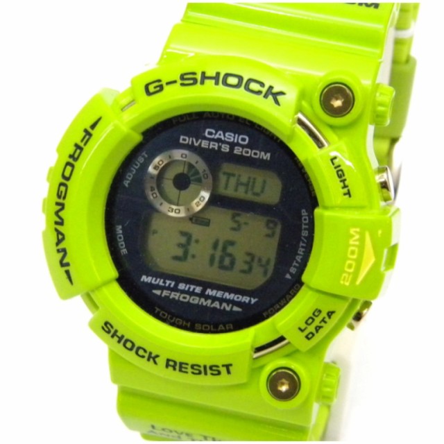 大きな取引 カシオ 腕時計 G-SHOCK フロッグマン GW-200F-3JR アップルグリーン 【】(46400), ビューティーショップエンジェル f3ebad01