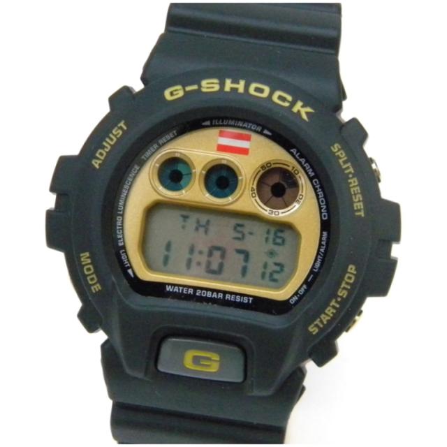 訳あり商品 カシオ 腕時計 G-SHOCK 坂本龍馬コラボモデル DW-6900BRYO-9JF 黒×ゴールド 【】(46494), 一六本舗 1d3887ea