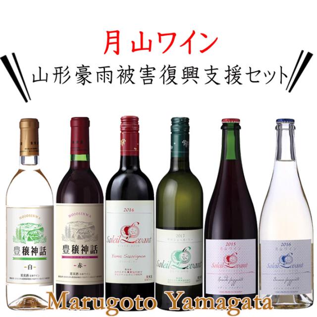 おしゃれ ワイン セット ふっこう福袋 山形 豪雨 被害復興支援セット 月山ワイン 6本セット 月山ワイン山ぶどう研究所 山形 保障できる Asy Syifa Com