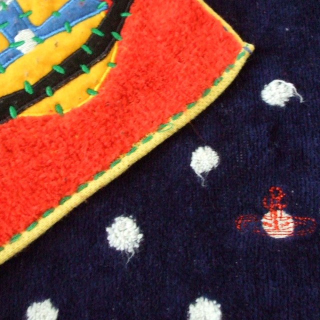 廃盤 Vivienne Westwood ヴィヴィアンウエストウッド オーブデザインパイルハンカチ 2枚セット (パイル ORB 水玉) 105876 廃盤 Vivienne Westwood ヴィヴィアンウエストウッド オーブデザインパイルハンカチ 2枚セット (パイル ORB 水玉) 105876