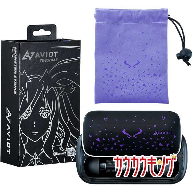 再再販 未使用 Aviot ワイヤレスイヤホン Te 21f Lf モンスターストライク ルシファーモデル モンスト 限定モデル 気質アップ Olsonesq Com