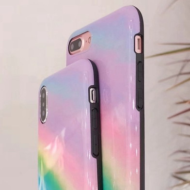 Iphone ケース カバー X 10 8 7 6 6s Plus レインボー 虹 虹色 カラフル シンプル オシャレ フェミニン キュート Sd 0149の通販はau Wowma ワウマ ショップモール To You 商品ロットナンバー