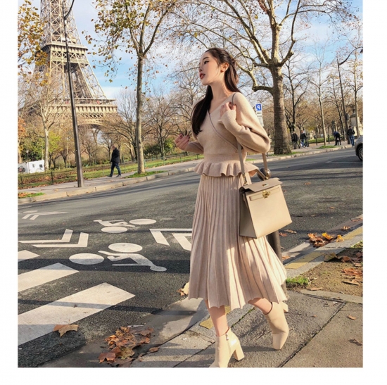 激安の セットアップ レディース 秋冬 レディース ニット 2点セット ニット トップス スカート 秋冬 ワンピース 上下セット 上質感 女性 着や 枚数限定 Carent Com Pl