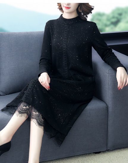 絶賛レビュー続出 結婚式のお呼ばれ40代フォーマルワンピース大きいサイズのレディースワンピース 裏起毛 きれいめワンピ きれいめ ワンピース 秋冬 フェミ 送料無料 早い者勝ち Www Endocenter Com Ua