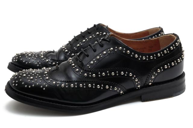 チャーチ Church 39 S ビジネスシューズ Burwood Met ウイングチップ バーウッド スタッズ 価格 メンズ